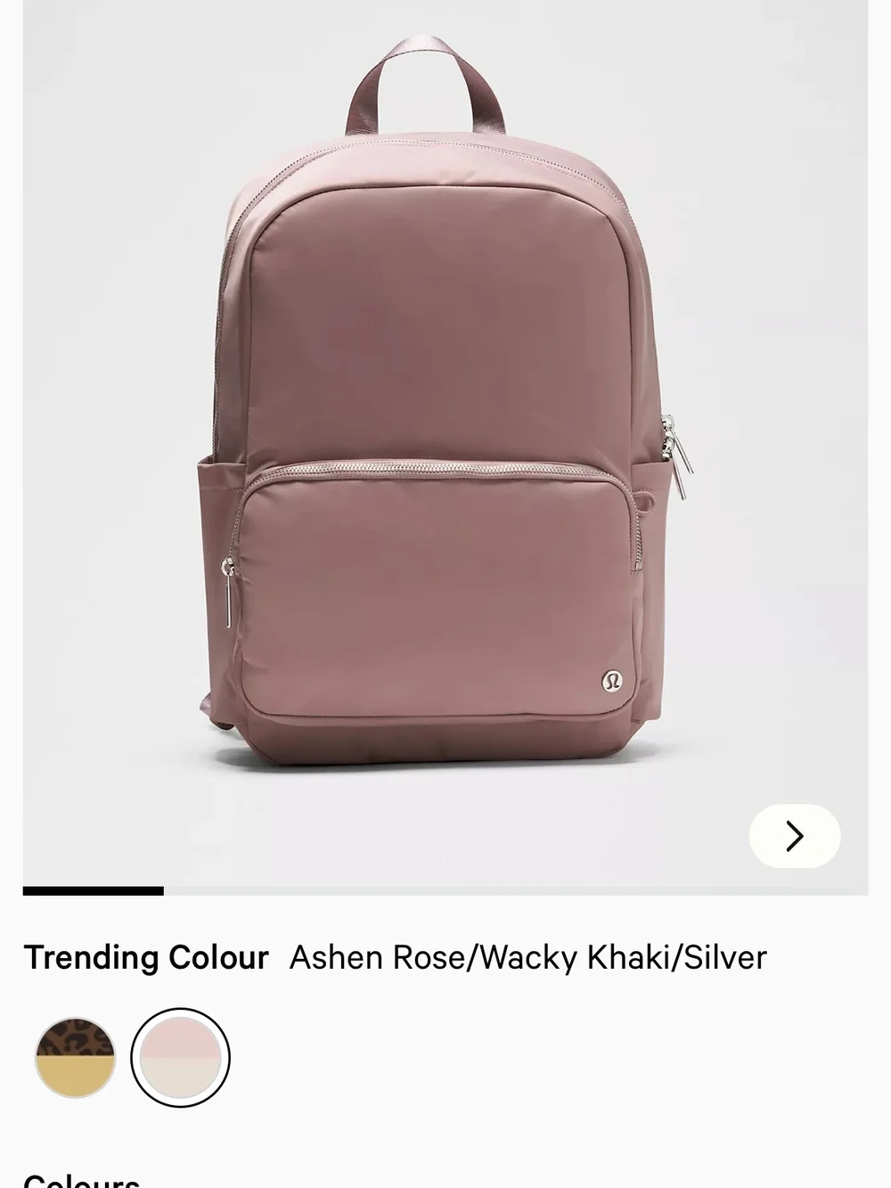 lululemon athletica Ashen Rose Everyday Backpack - Picture 1 of 9